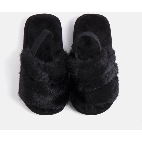 Gemre Black slip-on slippers Leilany Cijene
