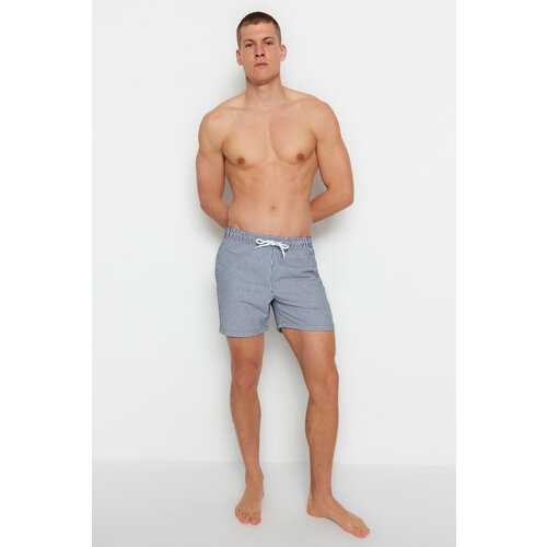 Trendyol Swim Shorts - Navy blue - Striped Slike