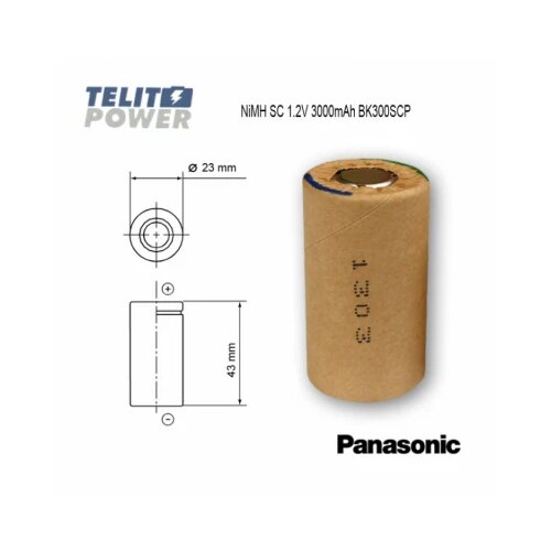 Panasonic NiMH SC 1.2V 3000mAh BK300SCP Cene