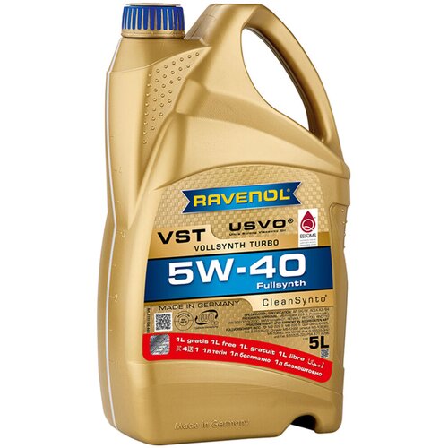 RAVENOL Motorno ulje VST 5W-40, 4 l + Poklon, 1 l Cene