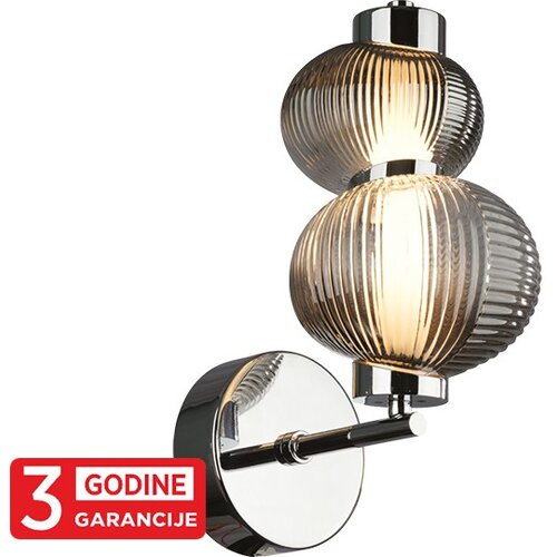 Mitea zidna lampa hrom nimbus MAW9401-1B 1x8W 3000K + smoky led 3Y Cene