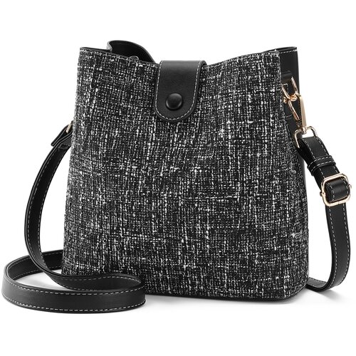 INF Elegantna torba iz umetnega usnja za ženske Black, (21779061) Slike