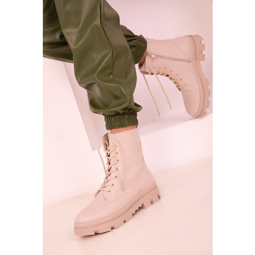 Soho Beige Women's Boots & Booties 18356 Slike