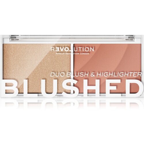 Revolution Relove colour play blushed duo blush & highlighter set ličil 5,8 g odtenek sweet za ženske Cene
