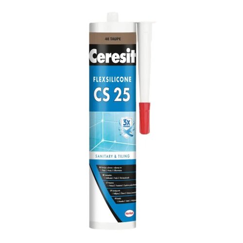 Henkel Silikon sanitarni CS25 TAUPE 280ml Slike