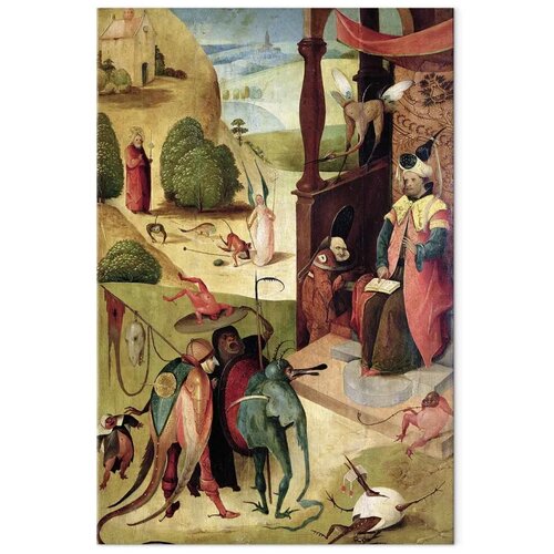  XXL slika - Hieronymus Bosch &amp;ndash; St. James and the Magician 173x260 Slike