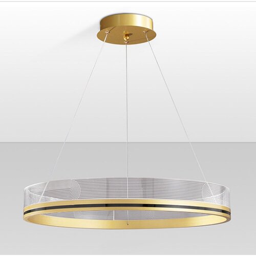 Toolight lampa viseća APP1190-CP gold 60cm Slike