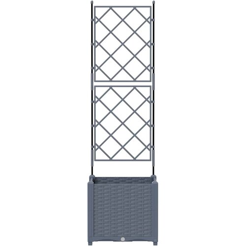  Vrtna saksija Svijetlo siva 40 x 40 x 143 cm Plastika Slike