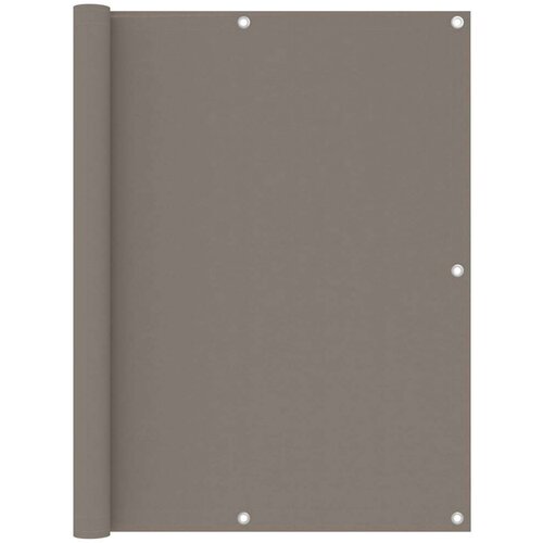Balkonski zastor smeđe-sivi 120 x 600 cm od tkanine Oxford Slike