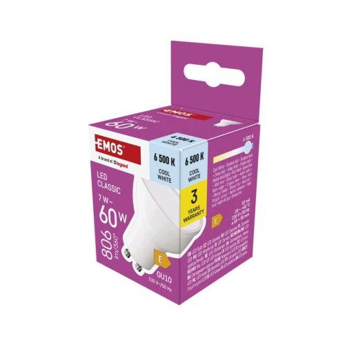  LED žarnica Classic MR16 / GU10 / 7 W  (60 W) / 806 lm / Hladna bela Cene