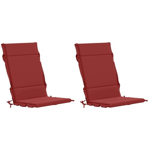  Jastučići za stolice s visokim naslonom - 2 komada GEMERT 2 pcs - Burgundac (poliester) 120 x 50 x 3 cm 2 Cijene