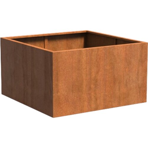 ADEZZ Korito za rastline Carrez iz jekla Corten - kvadratno - 140 x 140 x 80 cm Cene