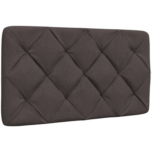 vidaXL Vzglavna stranica temno rjava 90 cm blago Cene