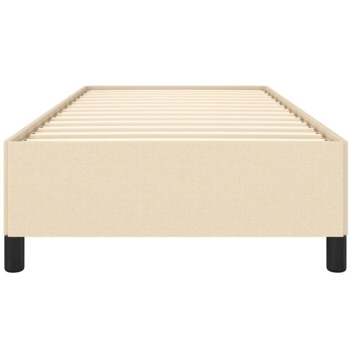  Okvir za krevet bez madraca krem 90x200cm od tkanine Slike