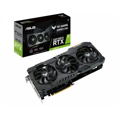 Asus nVidia GeForce RTX 3060 Ti 8GB 256bit TUF-RTX3060TI-O8G-V2-GAMING LHR grafička kartica Slike