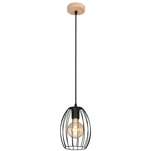  Luster na kablu 1xE27/60W/230V crni Cene
