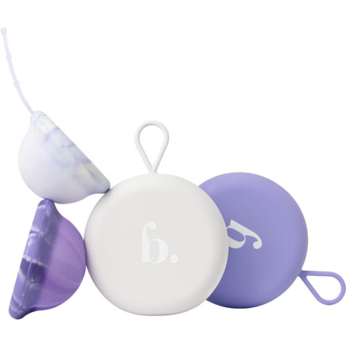 Bodyotics Comfydisc menstrualni diski z izvlečno vrvico - vijolična Slike