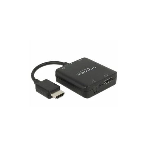 Delock 63276 HDMI adapter [1x mu&amp;scaron;ki konektor HDMI - 1x ženski konektor HDMI] crna Slike