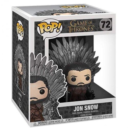 Funko Pop Deluxe: Got S10 - Jon Snow Sitting On Iron Throne Slike