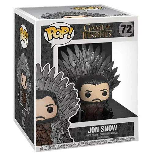 Funko Pop Deluxe: Got S10 - Jon Snow Sitting On Iron Throne