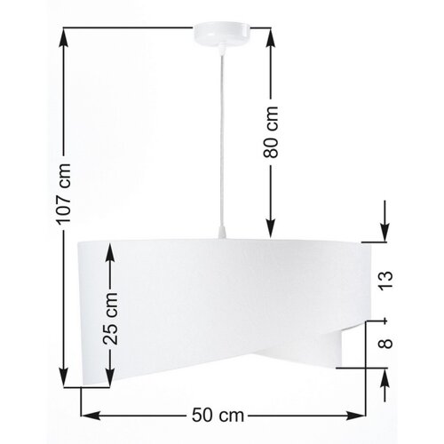  Luster na sajli GALAXY 1xE27/60W/230V Slike