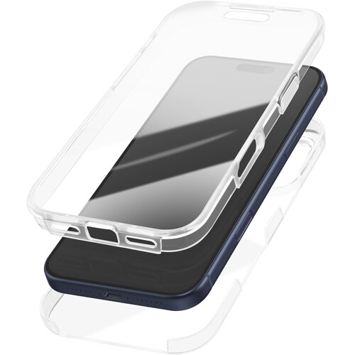 AVIZAR Celotno silikonsko ohišje za iPhone 17 Pro Zaščita hrbtišča in zaslona, Prozorno, (5000190525) Cene