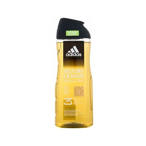 Adidas Victory League Shower Gel 3-In-1 gel za tuširanje 400 ml za muškarce