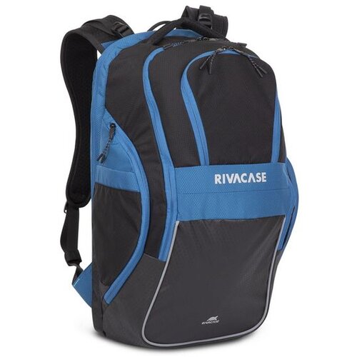 Riva Case ruksak za laptop 17.3&amp;quot; Mercantour 5265 Crna/Plava 30L Slike