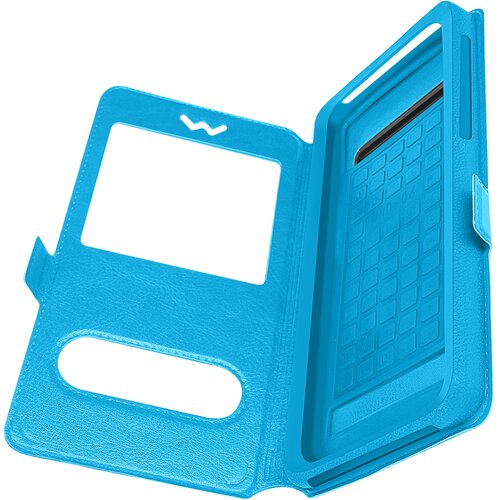 AVIZAR Folio ovitek Extra-Slim 2x Window (hitro sprostitev) Velikost 3XL - turkizno modra, (20615809) Cene