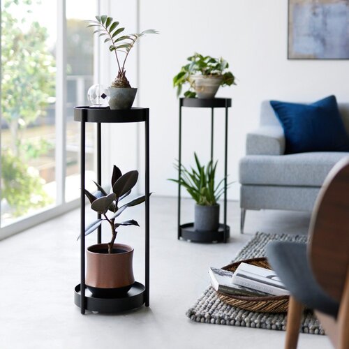 YAMAZAKI Kovinsko stojalo za cvetlične lonce (vi&amp;scaron;ina 70 cm) Tower &amp;ndash; Slike