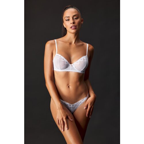 Obsessive Alissium 2-pcs Set White XS/S Cene