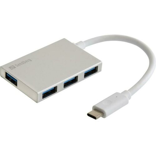 Sandberg USB HUB 4 port Pocket USB C - USB 3.0 136-20 Slike