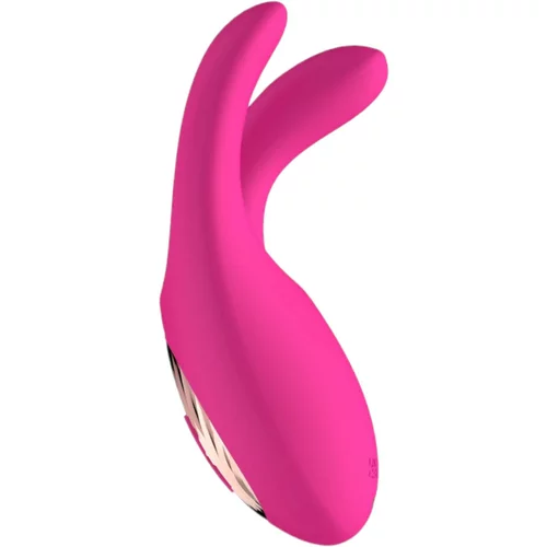 Mrow - brezžični vibrator za klitoris s tremi zobci (roza)