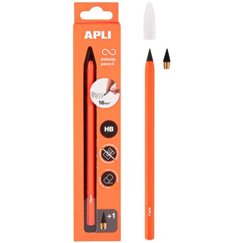  Endless Pencil APLI HB | Orange Cene