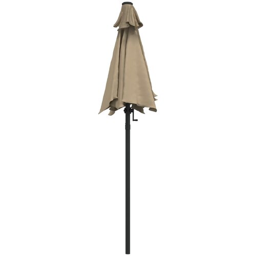  Suncobran smeđe-sivi 200 x 224 cm aluminijski Slike