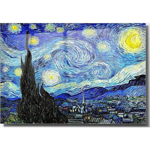 Wallity Steklena slika 100x70 cm Vincent van Gogh – Wallity