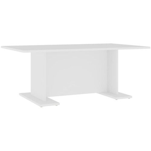 Maison Chic Klubska mizica - kavna mizica - Nizka mizica bela 103,5x60x40 cm iverna plošča, (21754653) Cene