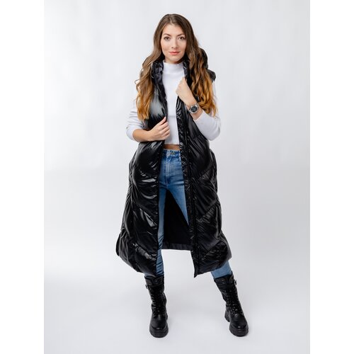 Glano Women&amp;#039;s quilted vest - black Slike