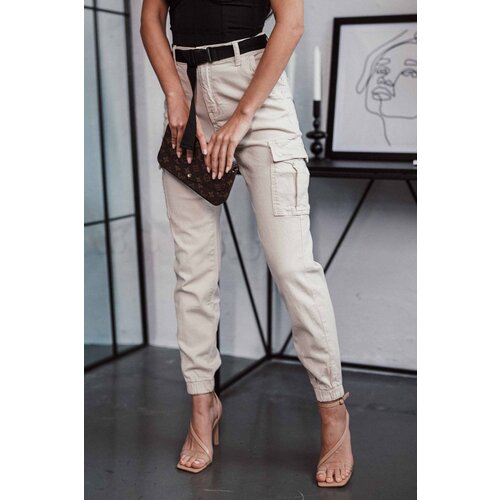 Beloved Cargo joggers hlače bež Slike