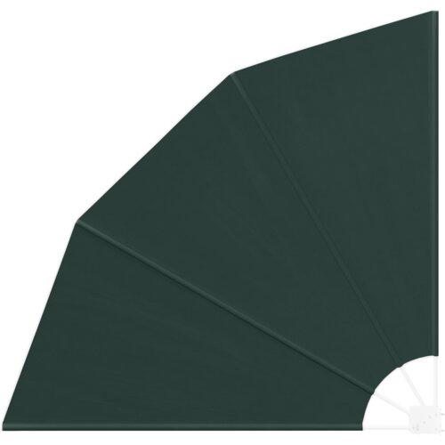 vidaXL Zaslon za zasebnost na balkonu Temno zelena 160 x 160 cm blago Cene