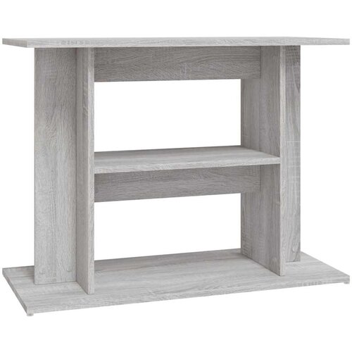  Stalak za akvarij sivi sonoma 80x35x60 cm inženjerski drvo Slike