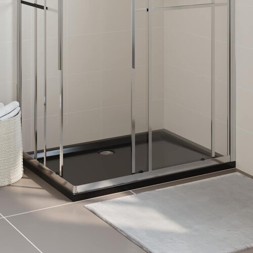  Pravokutna ABS tu&scaron;-kada crna 80 x 110 cm Cijene