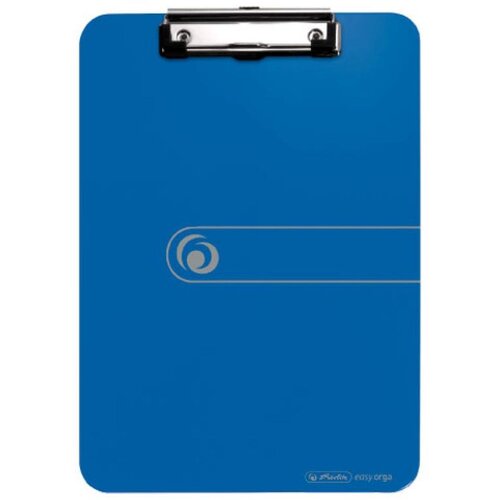 Herlitz Ploča podložna PVC, sa &amp;scaron;tipaljkom, A4, Easy orga to go, , plava Slike