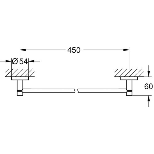 Grohe 40688DL1 Essentials držalo za brisače Cene