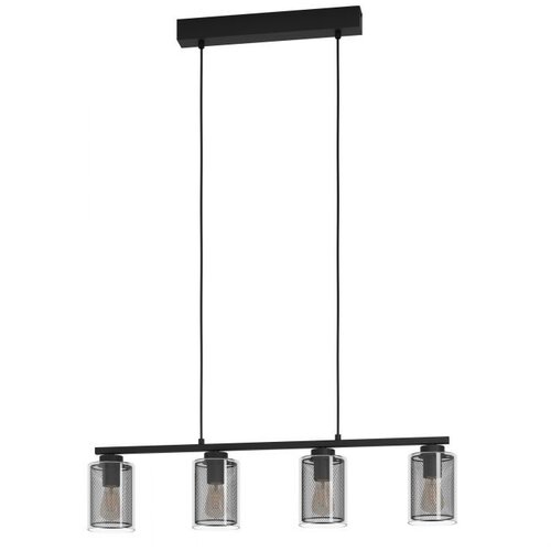 Eglo viseća lampa ZOCABON 4xE27 81,5 cm crna 99707 Cene
