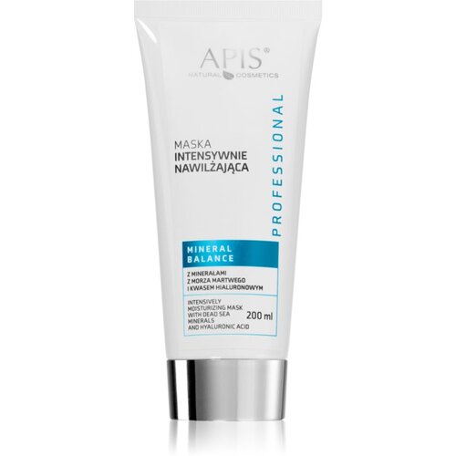 Apis Natural Cosmetics Hydro Balance Professional intenzivno vlažilna maska za obraz z minerali Mrtvega morja 200 ml Slike