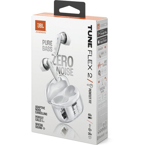 JBL Tune Flex 2 Ghost Edition Bijele Slu&scaron;alice Cijene