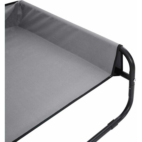  Krevet za psa Svijetlo siva 70 x 70 x 28,5 cm Čelik Slike