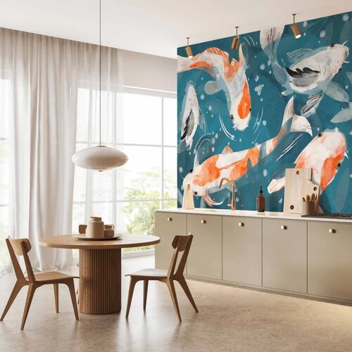  Foto tapeta - Koi Fishes - Second Variant 250x175 Vodootporna Cene