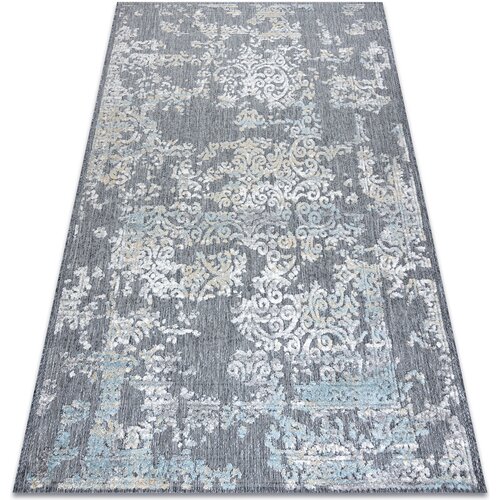 RugsX Preproge Preproga Strukturni SOLE D3812 Ornament - Plošča 80x250 cm Siva Cene